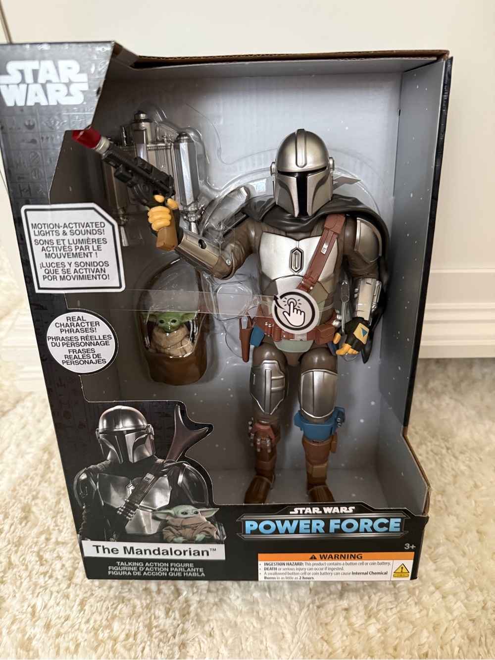 Star Wars Mandalorian Action Figure - Silver, Brown, Blue, Black